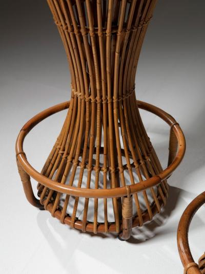 Tito Agnoli Pair of High Stools by Tito Agnoli for Bonacina