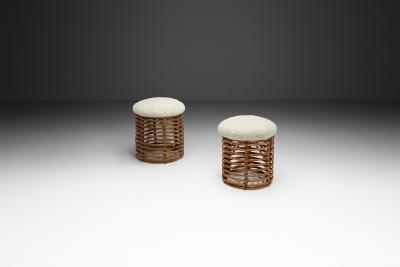 Tito Agnoli Pair of Tito Agnoli Footstools Italy 1960s