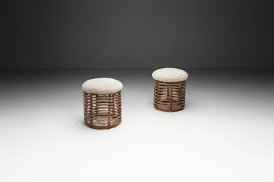 Tito Agnoli Pair of Tito Agnoli Footstools Italy 1960s