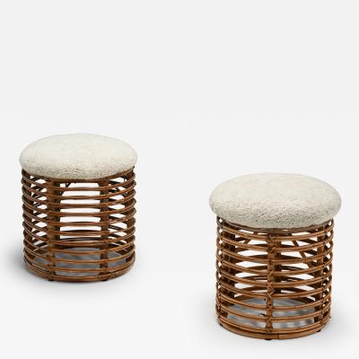 Tito Agnoli Pair of Tito Agnoli Footstools Italy 1960s