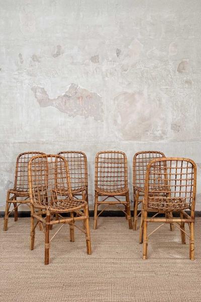 Tito Agnoli Set of Six Chairs in The Style of Tito Agnoli 1970s