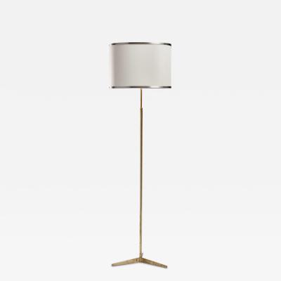 Tito Agnoli Tito Agnoli Brass Floor Lamp Italy 1950s