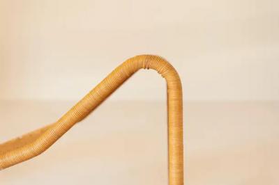 Tito Agnoli Tito Agnoli Set of Four Cane Chaise Lounges P3S Pierantonio Bonacina Italy 1964