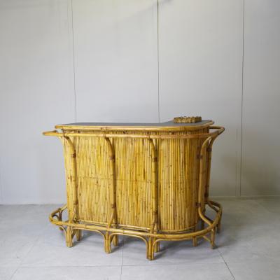 Tito Agnoli Tito Agnoli cocktail bar in bamboo 1960s