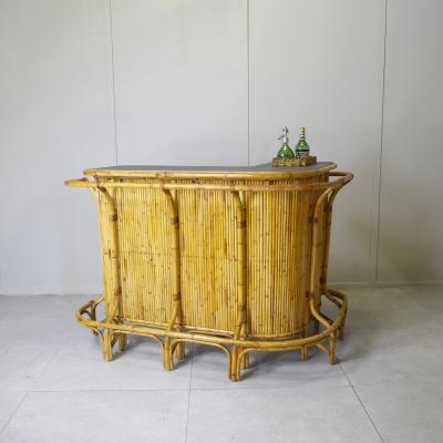 Tito Agnoli Tito Agnoli cocktail bar in bamboo 1960s
