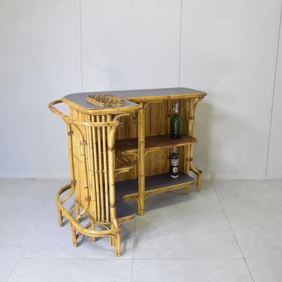 Tito Agnoli Tito Agnoli cocktail bar in bamboo 1960s