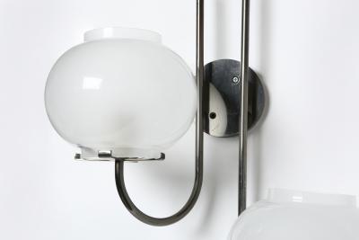 Tito Agnoli Tito Agnoli for Oluce sconces a pair