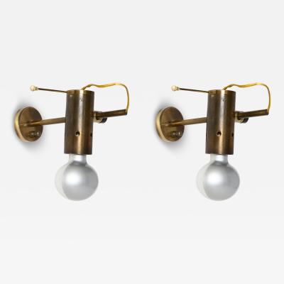 Tito Agnoli Tito Agnoli for Oluce sconces model 186 a pair