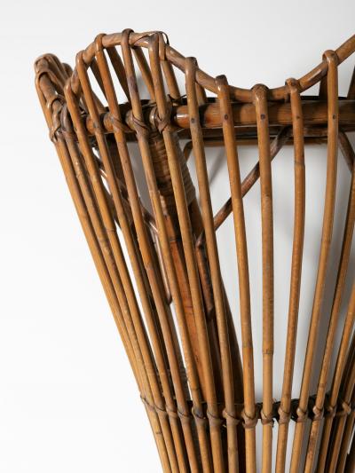 Tito Agnoli Wicker Coat Stand by Tito Agnoli for Bonacina
