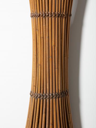Tito Agnoli Wicker Coat Stand by Tito Agnoli for Bonacina