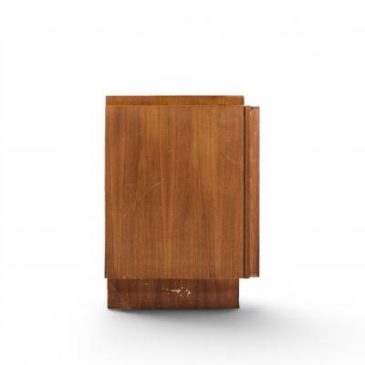 Tobago Brutalist Mid Century Walnut Lowboy Dresser