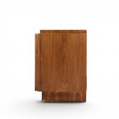 Tobago Brutalist Mid Century Walnut Lowboy Dresser