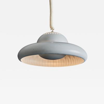 Tobia Scarpa Fior Di Loto Pendant Lamp in white Aluminum by Tobia Scarpa for Flos