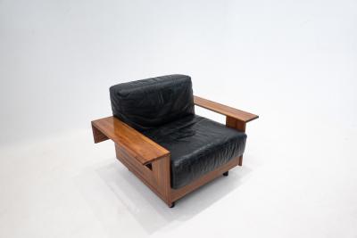 Tobia Scarpa Mid Century Modern Armchair in the Style of Tobia Scarpa