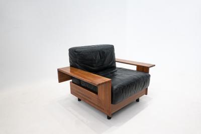 Tobia Scarpa Mid Century Modern Armchair in the Style of Tobia Scarpa