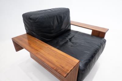 Tobia Scarpa Mid Century Modern Armchair in the Style of Tobia Scarpa