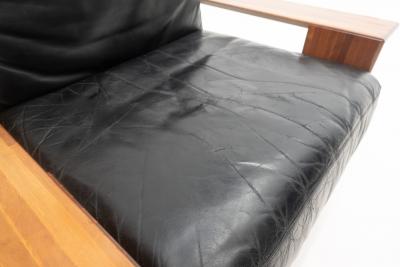 Tobia Scarpa Mid Century Modern Armchair in the Style of Tobia Scarpa