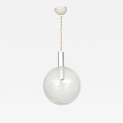 Tobia Scarpa Mid Century Sfera Glass Globe Pendant by Tobia Scarpa for Flos Italy c 1960s