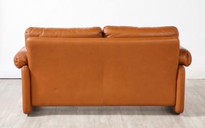 Tobia Scarpa Pair of Tobia Scarpa Coronado Leather Sofas for B B Italia 1975