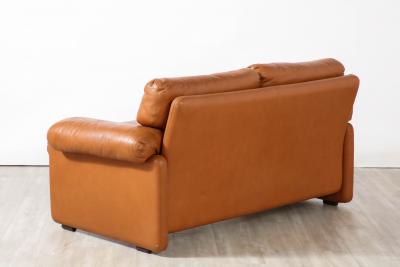 Tobia Scarpa Pair of Tobia Scarpa Coronado Leather Sofas for B B Italia 1975
