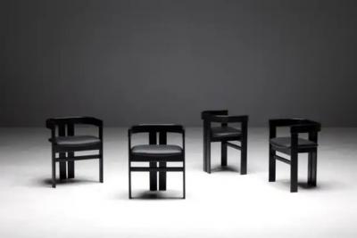 Tobia Scarpa Pigreco Chairs by Tobia Scarpa for Tacchini Italy 1960s