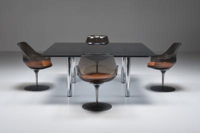 Tobia Scarpa Tobia Scarpa Chrome Dining Table 1970s
