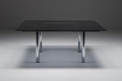 Tobia Scarpa Tobia Scarpa Chrome Dining Table 1970s