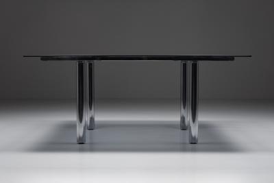 Tobia Scarpa Tobia Scarpa Chrome Dining Table 1970s