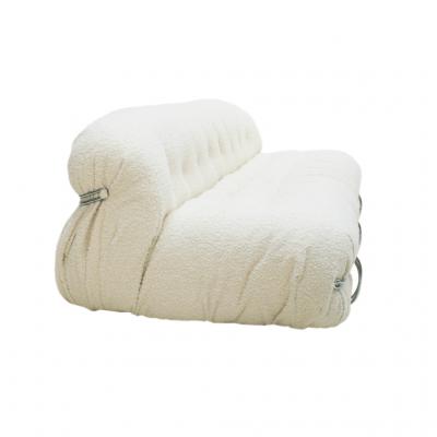 Tobia Scarpa Tobia Scarpa Mid Century Modern Boucl Fabric Soriana Italian Sofa