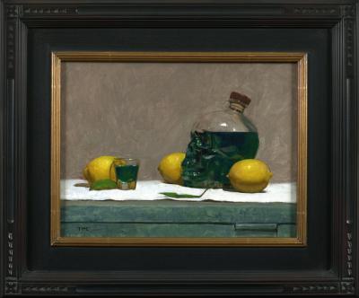 Todd M Casey Green Skull with Lemons