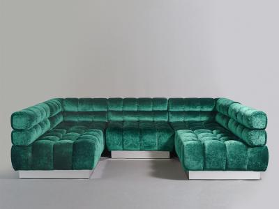 Todd Merrill Todd Merrill Custom Originals Double Back Tufted Sectional Seating USA 2015