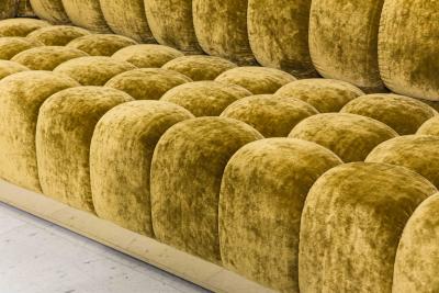 Todd Merrill Todd Merrill Custom Originals The Standard Tufted Sofa Gold USA 2016