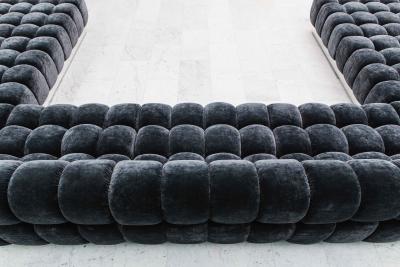 Todd Merrill Todd Merrill Custom Originals Three Part Tufted Sofa USA 2016