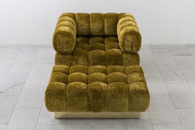 Todd Merrill Todd Merrill Custom Originals Tufted Club Chair and Ottoman