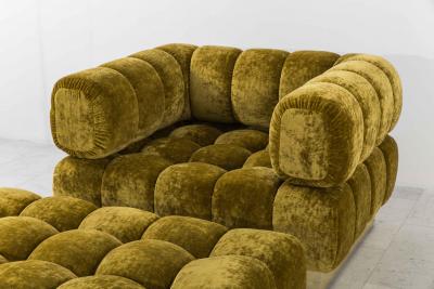 Todd Merrill Todd Merrill Custom Originals Tufted Club Chair and Ottoman