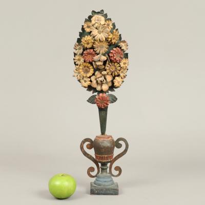 Tole Floral Ornament