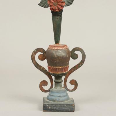 Tole Floral Ornament