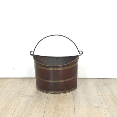 Tole Peat Bucket England 19th century