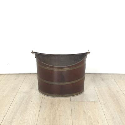 Tole Peat Bucket England 19th century