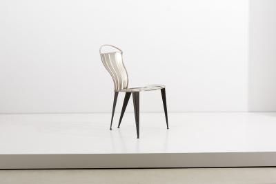 Tom Dixon Prototype Steel Chair by Tom Dixon England 1989
