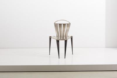 Tom Dixon Prototype Steel Chair by Tom Dixon England 1989