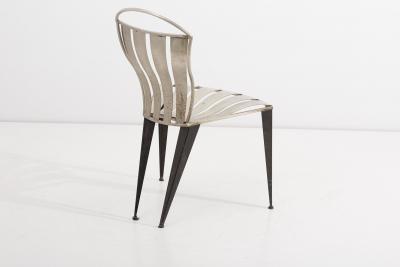 Tom Dixon Prototype Steel Chair by Tom Dixon England 1989