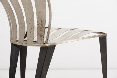 Tom Dixon Prototype Steel Chair by Tom Dixon England 1989
