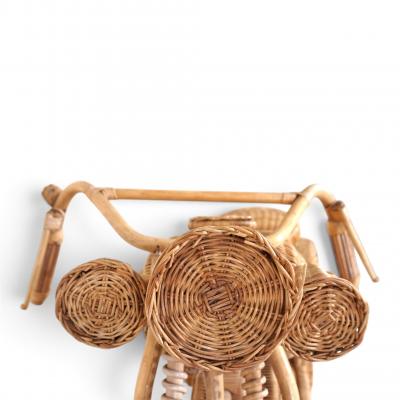 Tom Dixon Tom Dixon attributed Harley Davidson sculpture for Habitat in rattan 1990