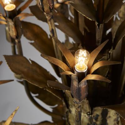 Tom Greene 1960s Brass chandelier designed by Tom Greene for Feldman