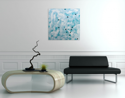 Tom Henderson Chaos Chance Abstract painting 2016