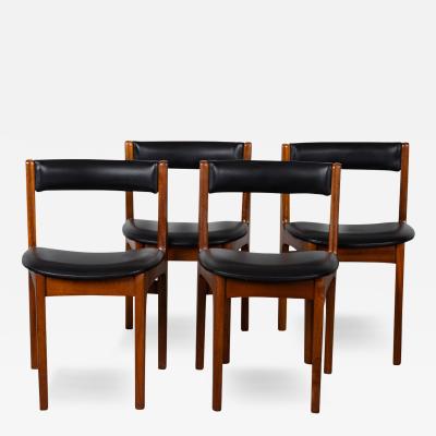 Tom Robertson Mid Century Teak Dining Chairs Four in the Style of Tom Robertson for McIntosh