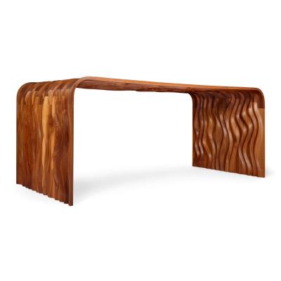 Tom Vaughan Ripple black walnut desk by Tom Vaughan