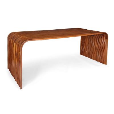 Tom Vaughan Ripple black walnut desk by Tom Vaughan