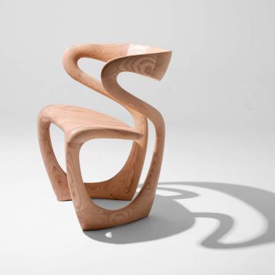 Tom Vaughan S Chair handmade abstract wooden chair by Tom Vaughan
